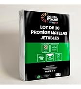 Soleil d'ocre, Lot de 10 protèges Matelas jetables 160x200 cm, par Soleil d'Ocre