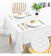 DWCN Nappe anti-taches lavable, imperméable, pour salle à manger, jardin, fête, mariage ou maison...