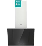 Hisense CH6IN6BXBG Hotte décorative 60 cm Capacité d'aspiration 650 m³/h Éclairage LED