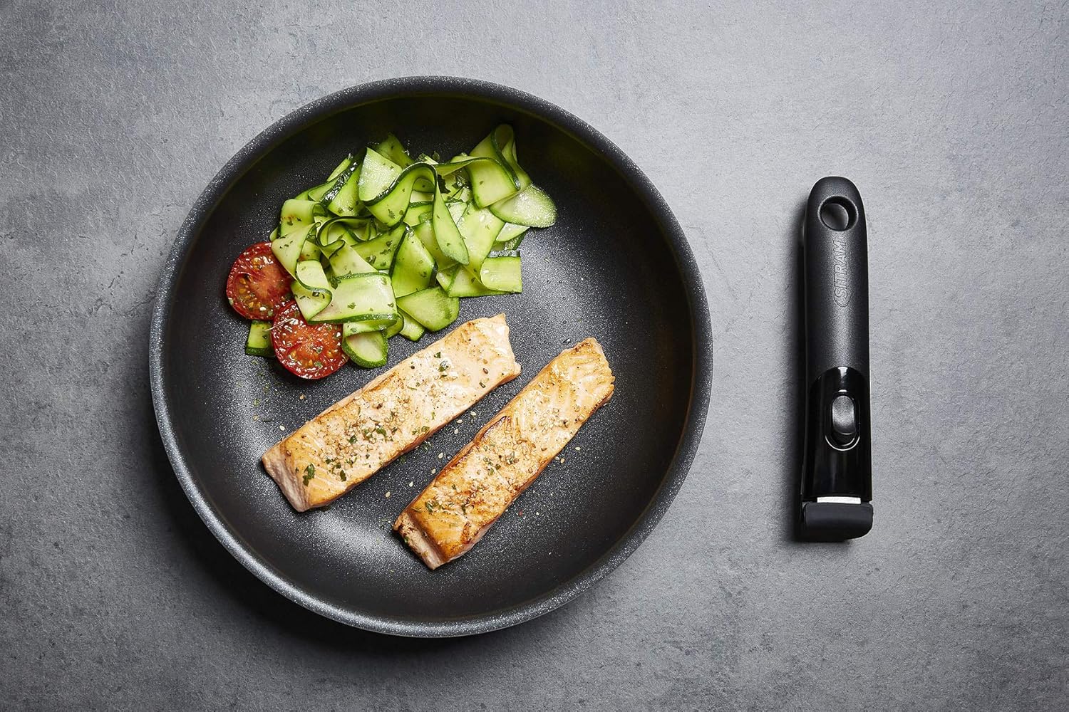 Sitram - Sitramovible - 20/24/28cm - Lot 3 poêles anti-adhérentes, poignée amovible, induction 712757