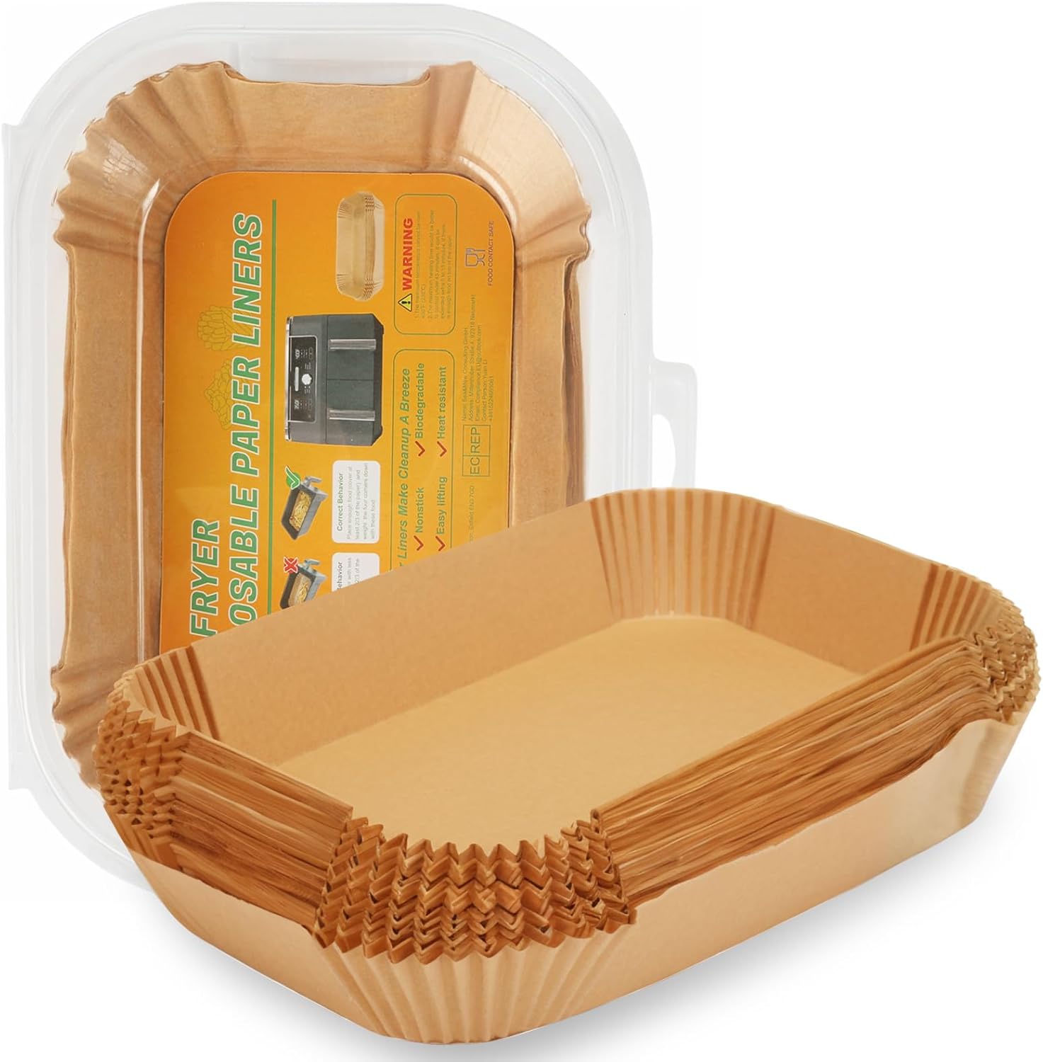 BYKITCHEN - Air Fryer papier cuisson - 220 pièces, compatible Ninja, XL Double Zone, 9.5L, SL400EU