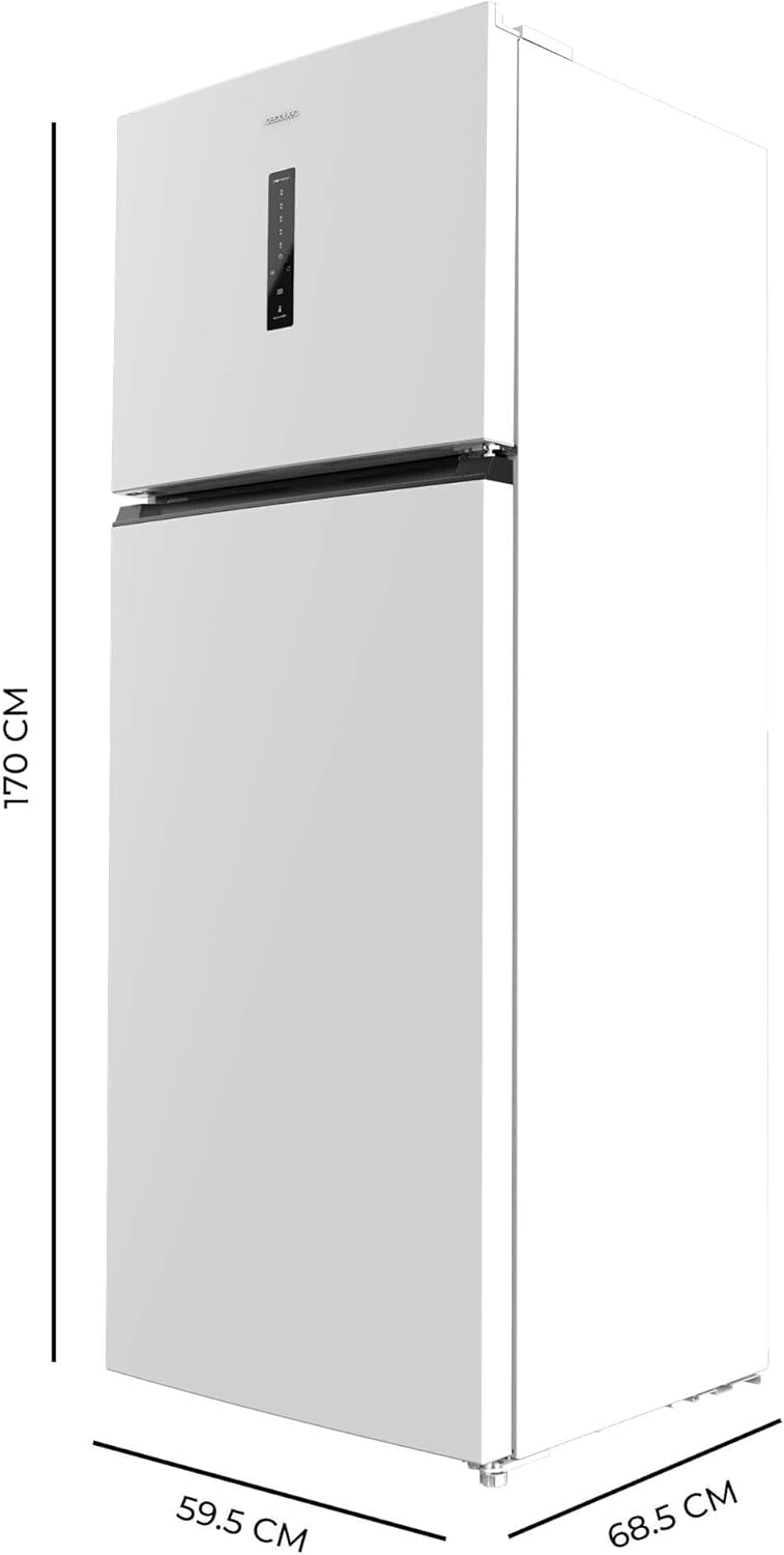 Cecotec - Bolero CoolMarket 2D - 465L No Frost, écran, alarme - 2D 465 NF