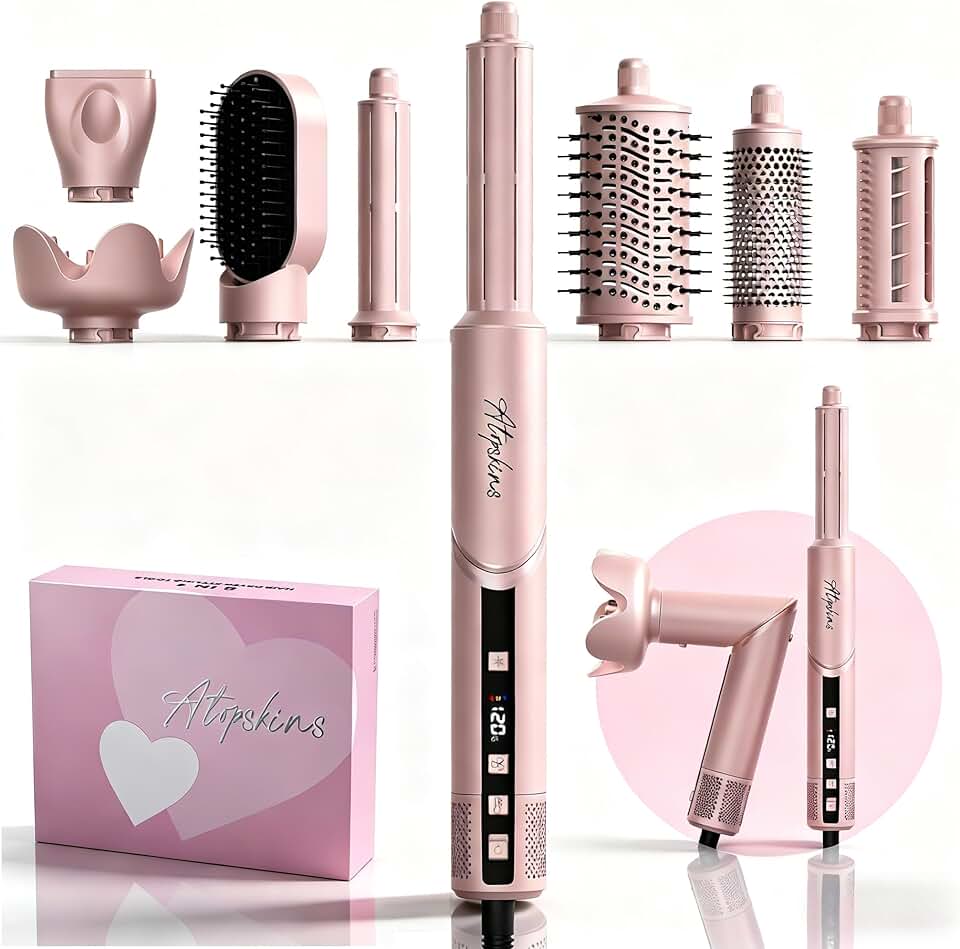 Atopskins - Air Styler 8 en 1, 1400W, 110000 U/Min, sèche-cheveux multifonction