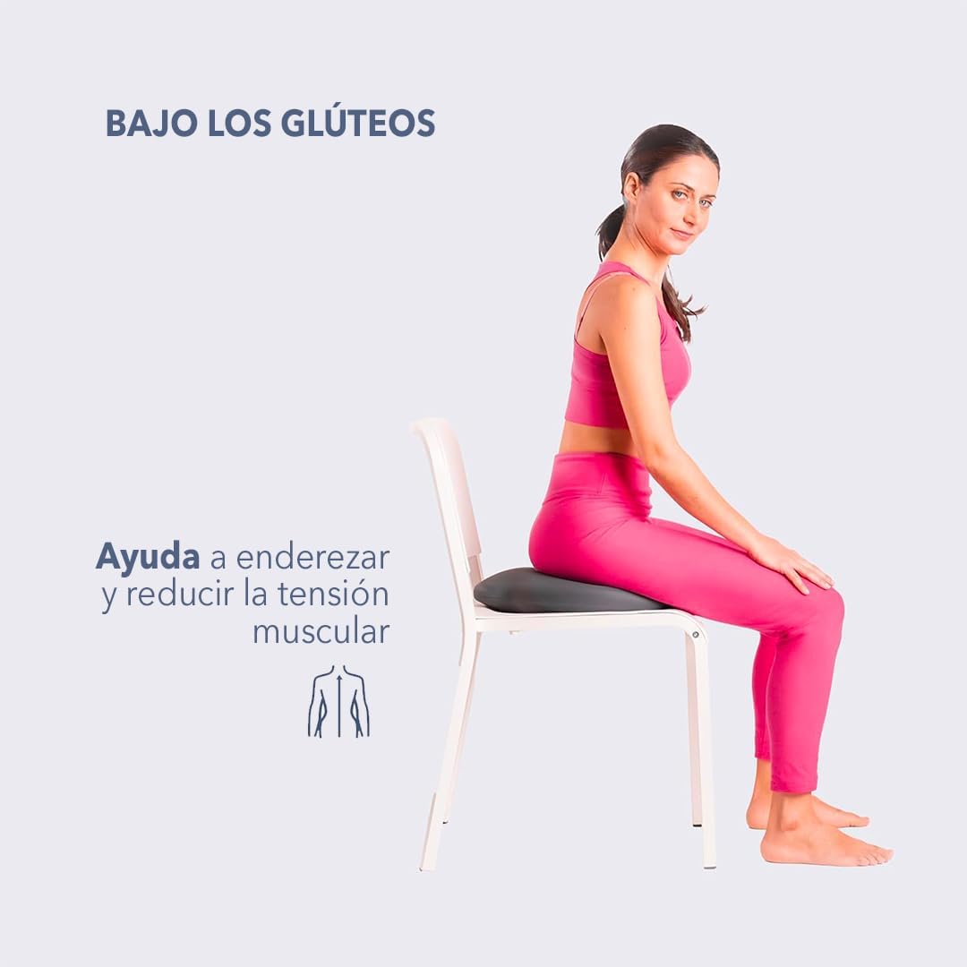 PHYSIOMAT - La Galette Dos Parfait - coussin d'assise ergonomique, soutien lombaire, confort adaptable