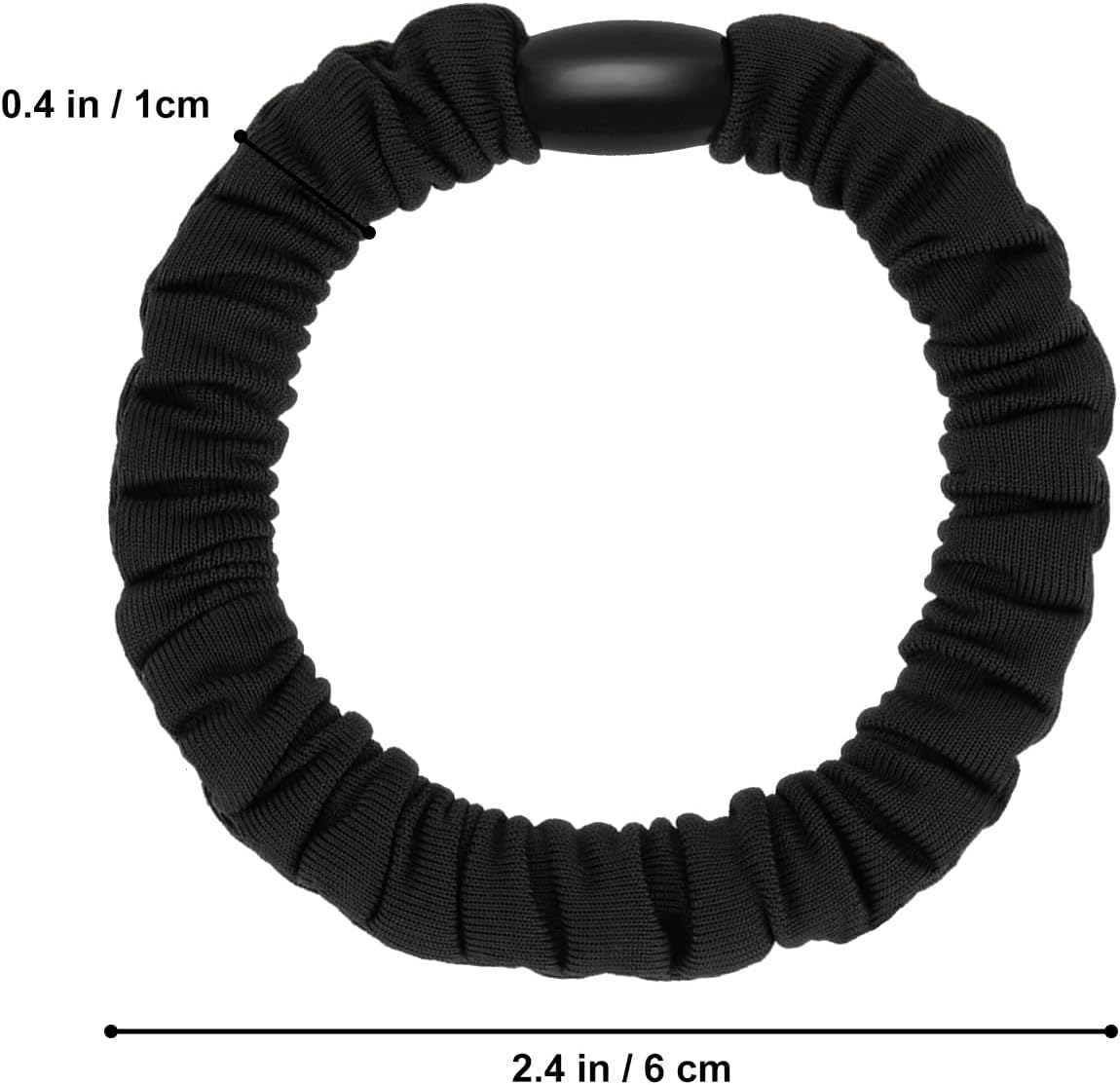 JessLab - Élastiques Cheveux Satin - lot de 10 - soie douce, sans dommage