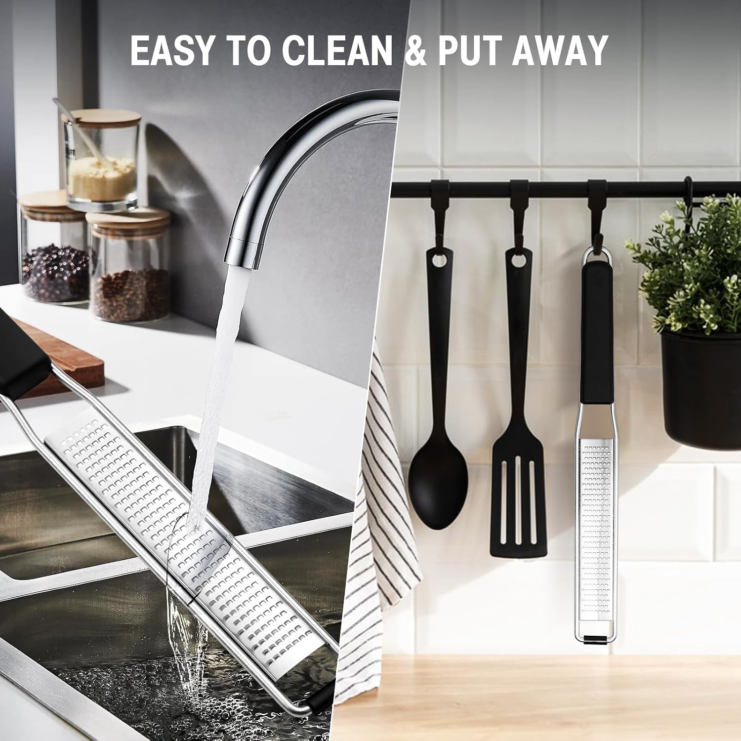 Râpe alimentaire - inox avec couvercle et brosse - multifonctions