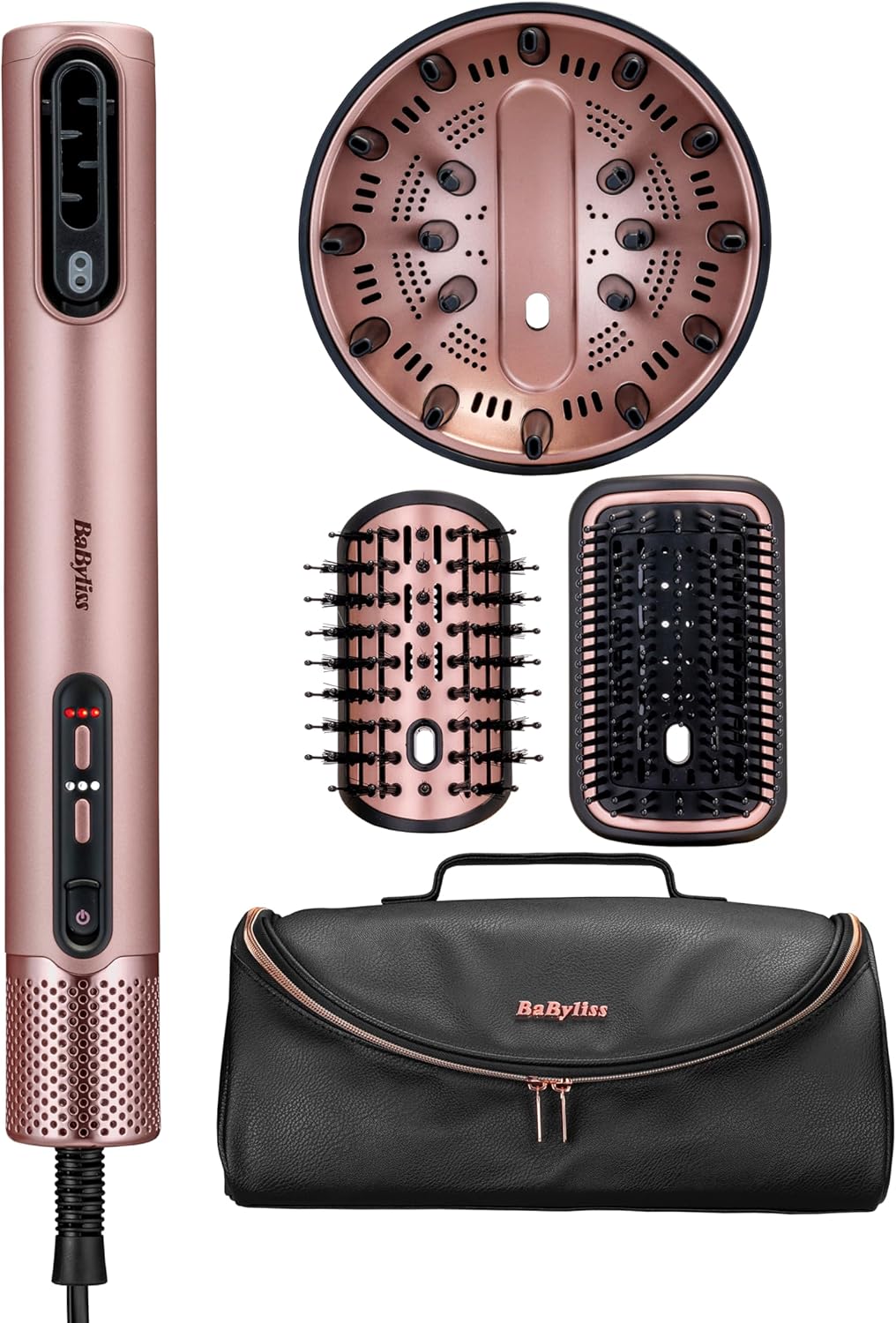 BaByliss - Air Wand série 4-en-1 - ionique, diffuseur, vanity inclus, AS6556E