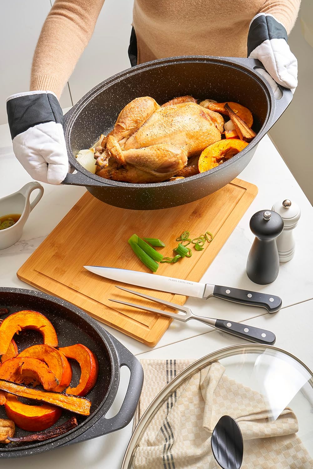 Pradel - Fourchette à Découper Maitre Chef - 15 cm - Acier inoxydable, manche ergonomique