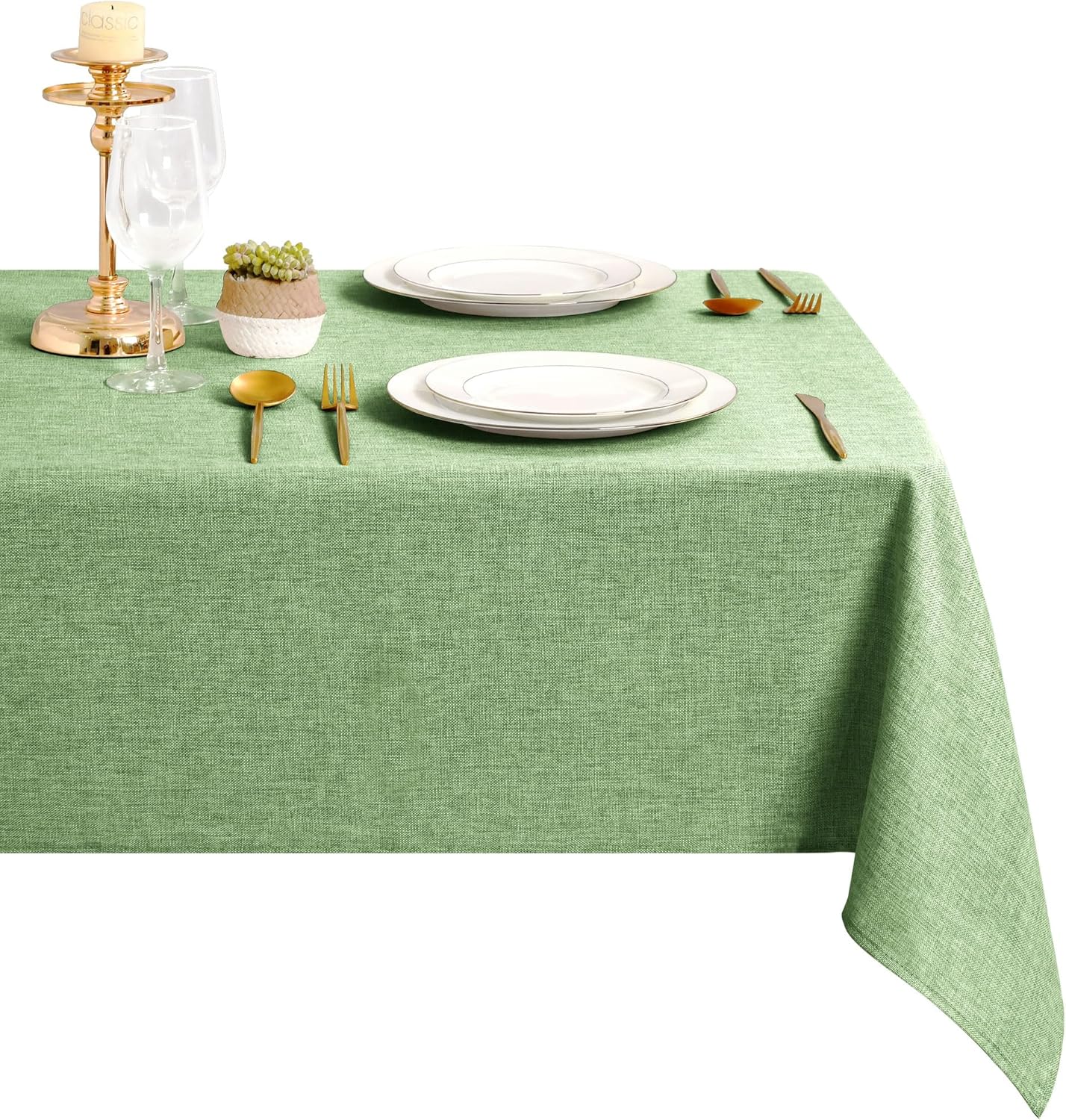 DWCN - nappe aspect lin - 110x140cm, lavable et imperméable