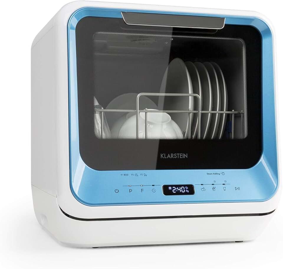 Klarstein - Amazonia Mini - compact, 7 programmes, 5L, silencieux, digital, bleu