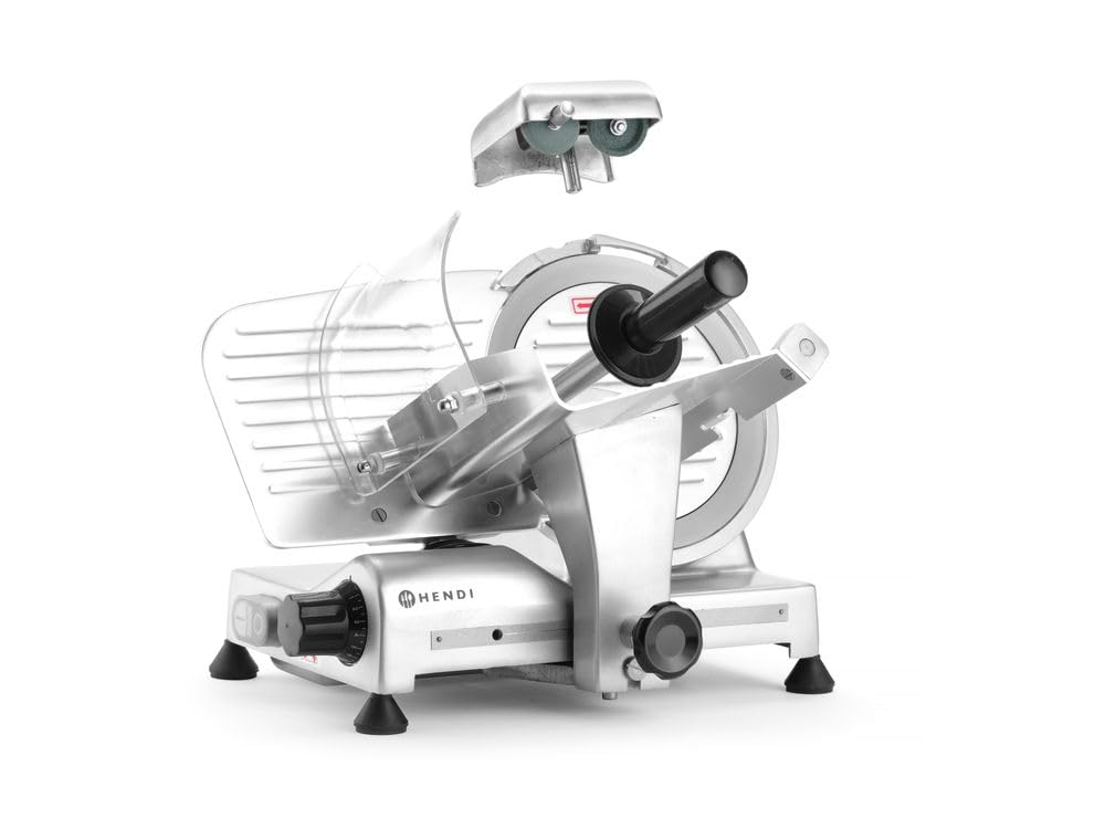 HENDI - Profi Line 195 - 416x400x335mm - trancheuse multi-usages, lame 195mm, 0-12mm