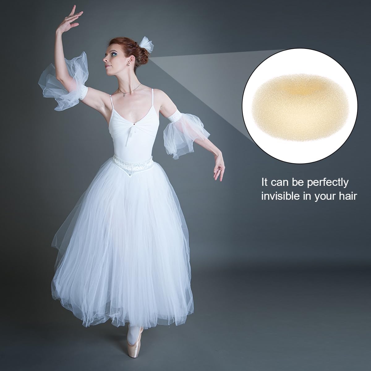 URAQT - machine à chignon 4 tailles - 6/8/10/12cm - 30 épingles incluses