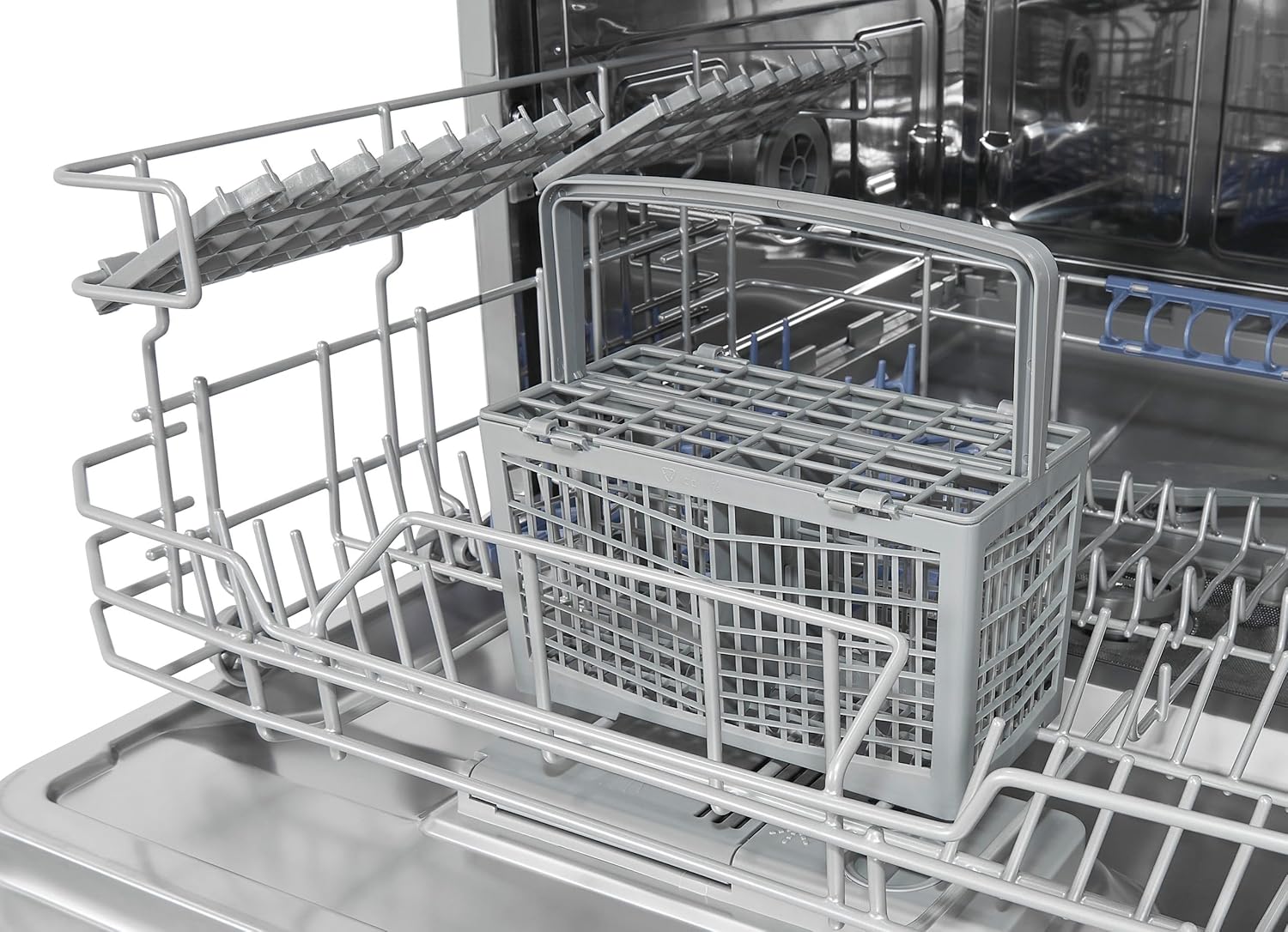 Exquisit - lave-vaisselle GSP206-030D - 55cm - 6 couverts, 7 programmes, départ différé, panier à couverts, blanc, GSP20