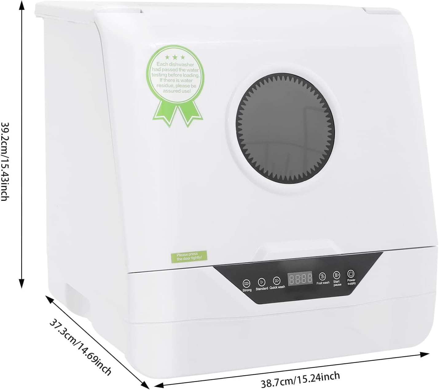 Mini lave-vaisselle compact - 4 programmes - nettoyage 360° - idéal 2-5 personnes