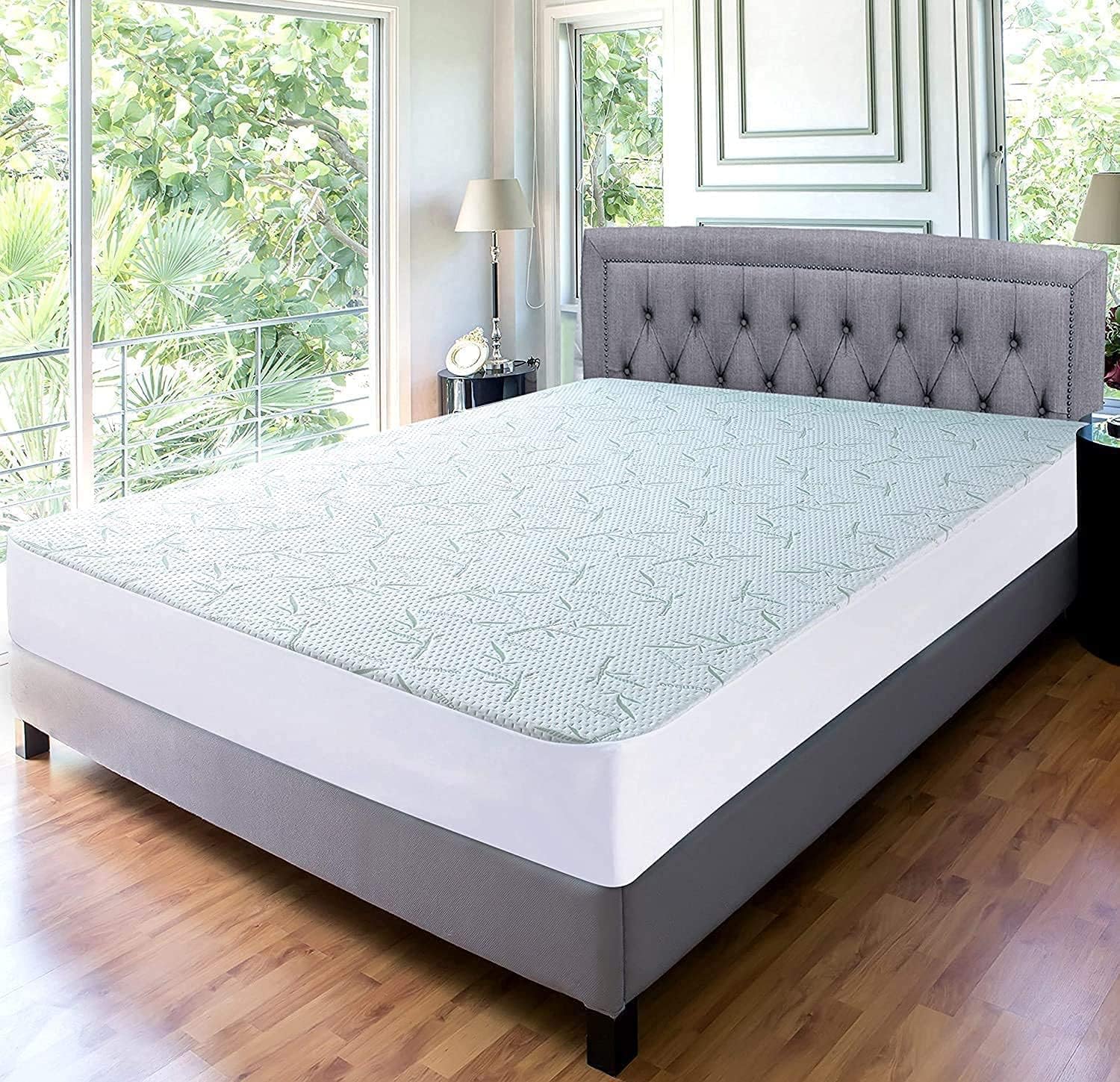 Utopia Bedding - Protège-matelas Premium - 90x200x30 cm - Imperméable, respirant, Oeko-Tex