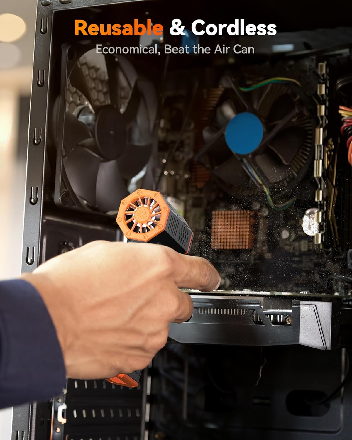 WOLFBOX - soufflette à air, 3 vitesses, 110000 tr/min, MF50