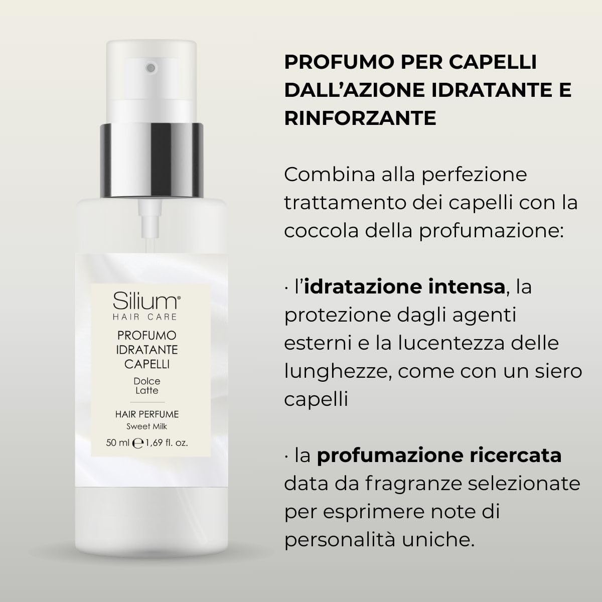 Parfum hydratant cheveux – 2x50ml – spray nourrissant doux, parfum intense