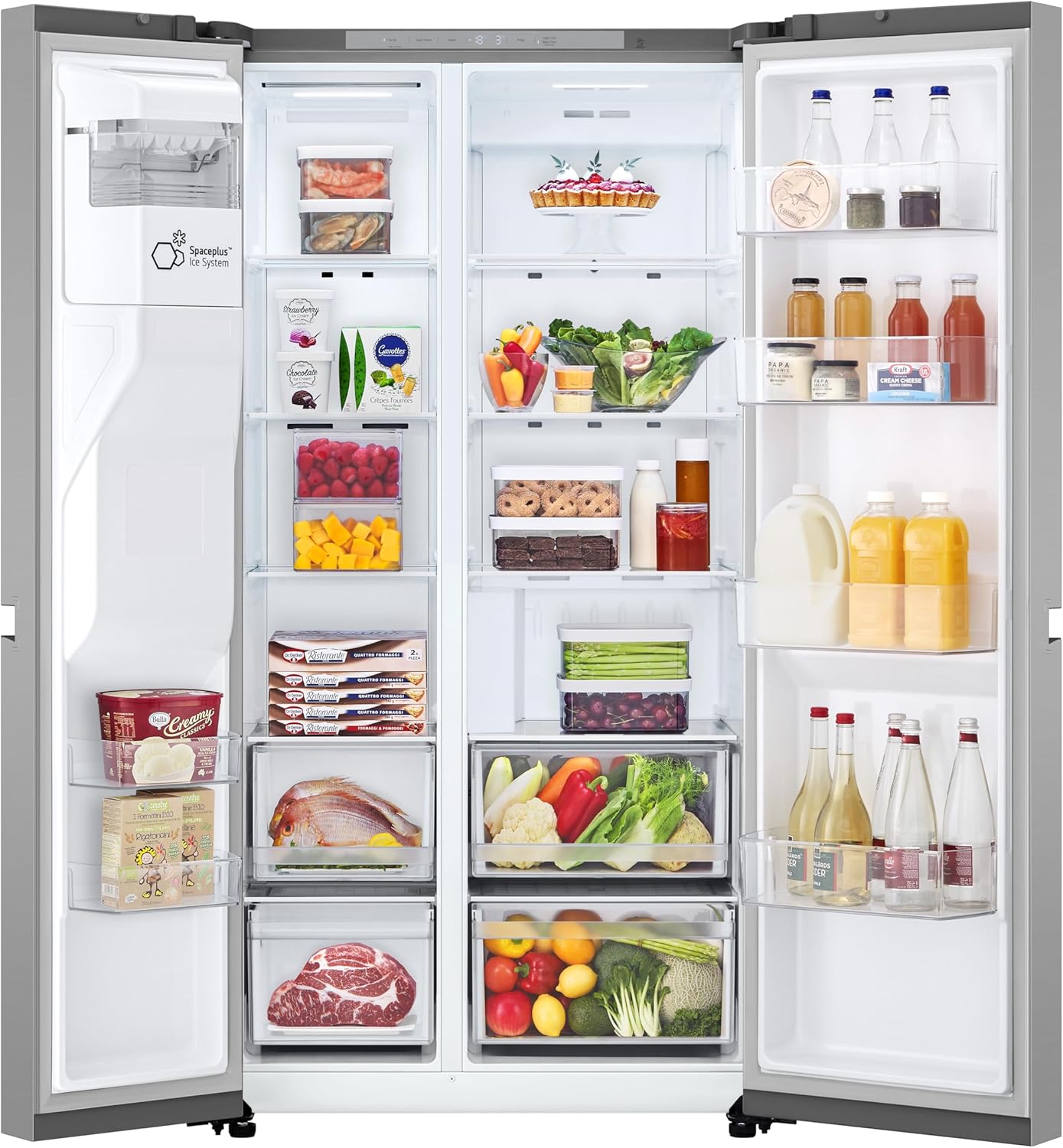 LG – Réfrigérateur américain série GSLC – grandes capacités – design moderne – GSLC40PYPE