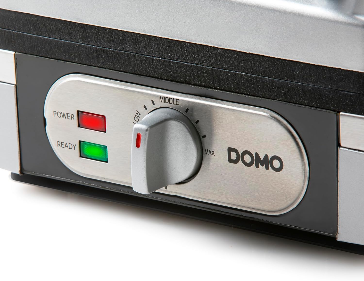 DOMO - Gaufrier série DO9047W - 4x7 gaufres - Inox, 1400W, DO9047W