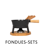 the fondue - set - set à fondue 4 pièces