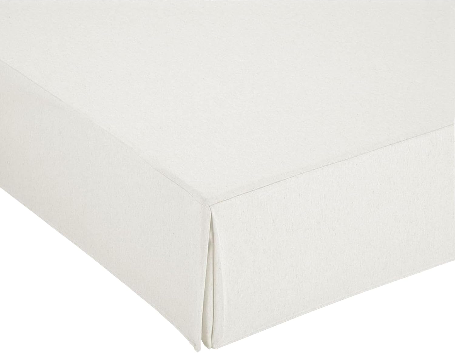 Couvre canapé lit - blanc, 135x190/200 cm, antidérapant, respirant, jupon