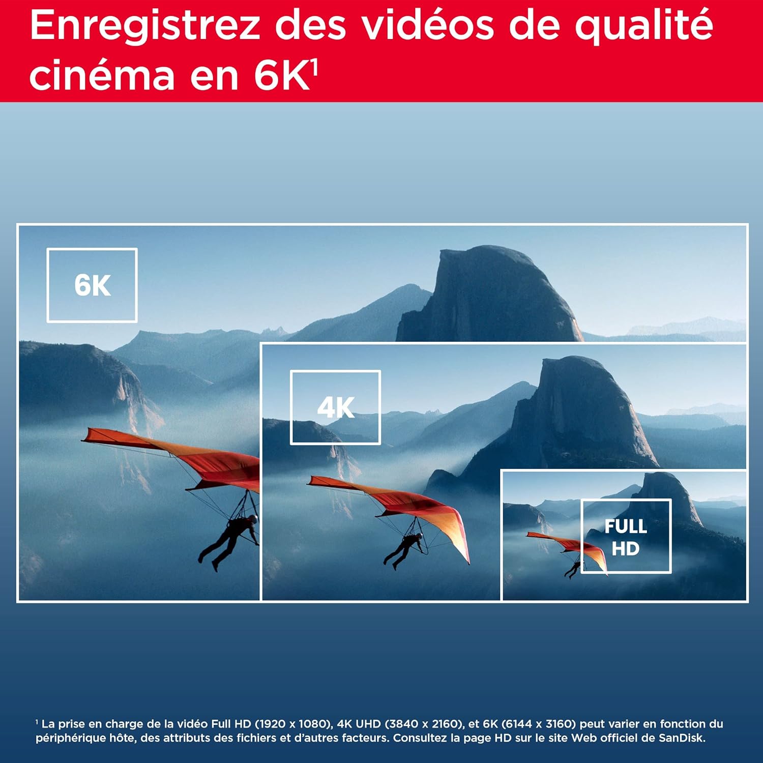 SanDisk - Extreme PRO SDXC 128 Go - 280 Mo/s, UHS-II, V60, 6K, 4K UHD - SDSDXDK-128G-GN4IN