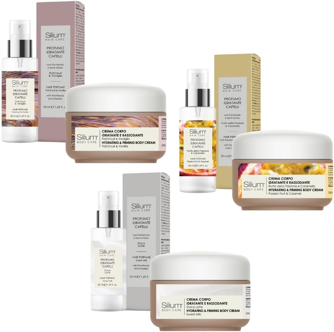 Parfum cheveux et crème corps – Doux Lait – hydratation durable, parfum délicat