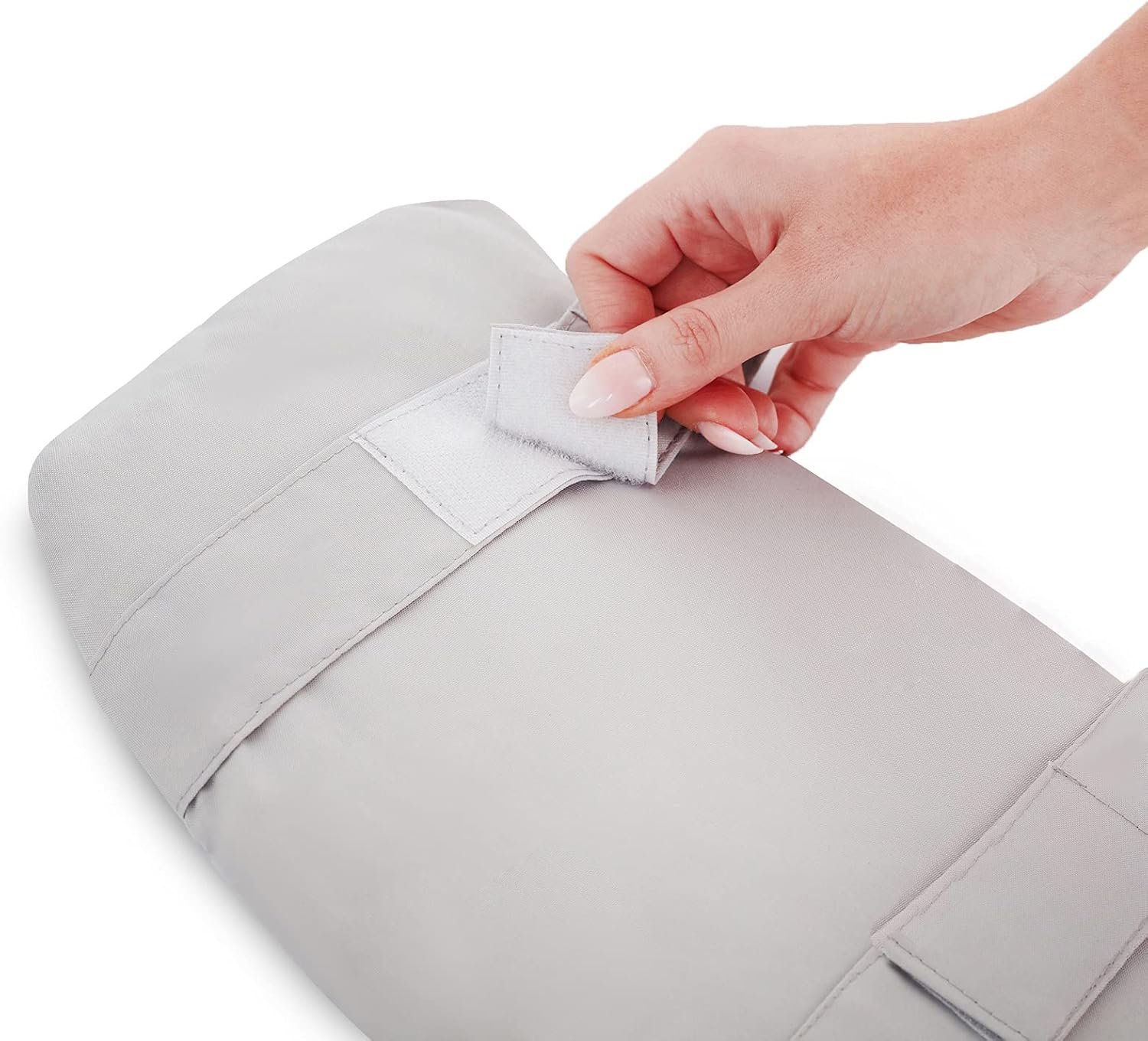 Kinderkraft - ENOCK - coussin chaise haute bébé doux, facile à nettoyer, gris