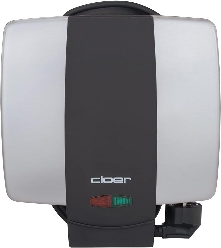 Cloer - Gaufrier 1431 - inox, 930W, 9 gaufres, revêtement antiadhésif