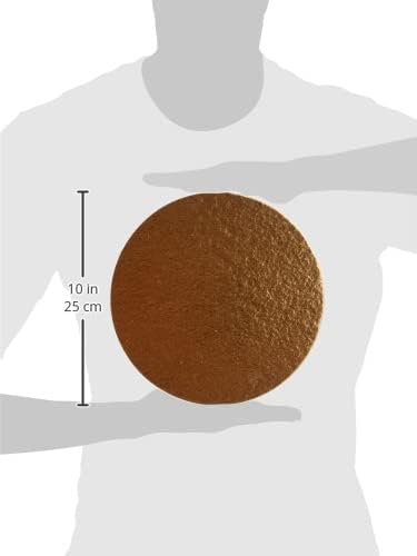 ScrapCooking - kit supports gâteaux ronds 24cm carton doré/noir - 5201