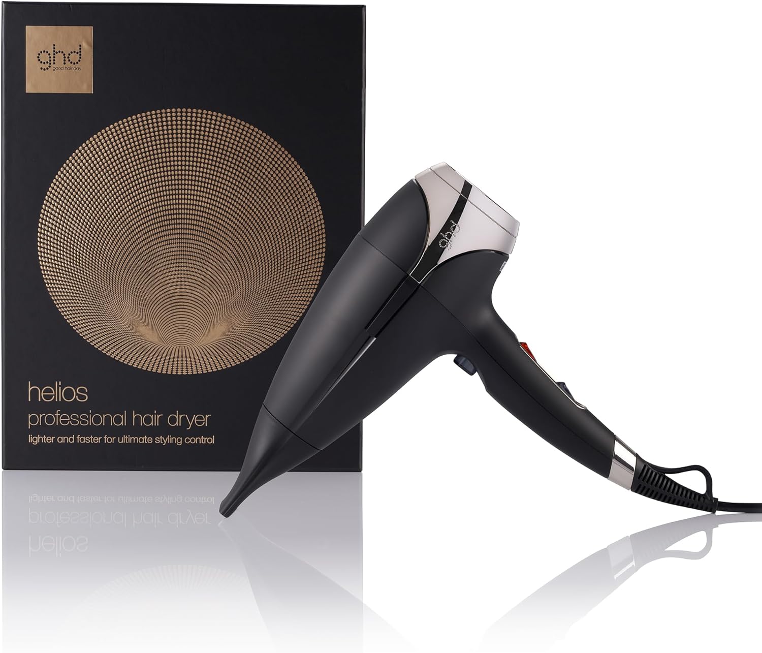 ghd - Helios - Sèche-cheveux professionnel puissant, anti-frisottis, brillance 30%