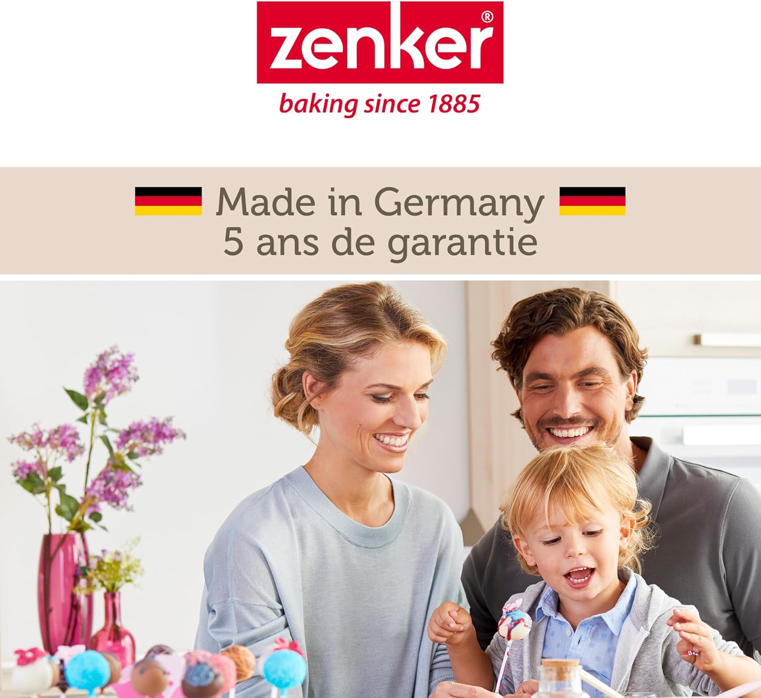 Zenker - plat à lasagne 36x27x5 cm - inox noir, plat à four