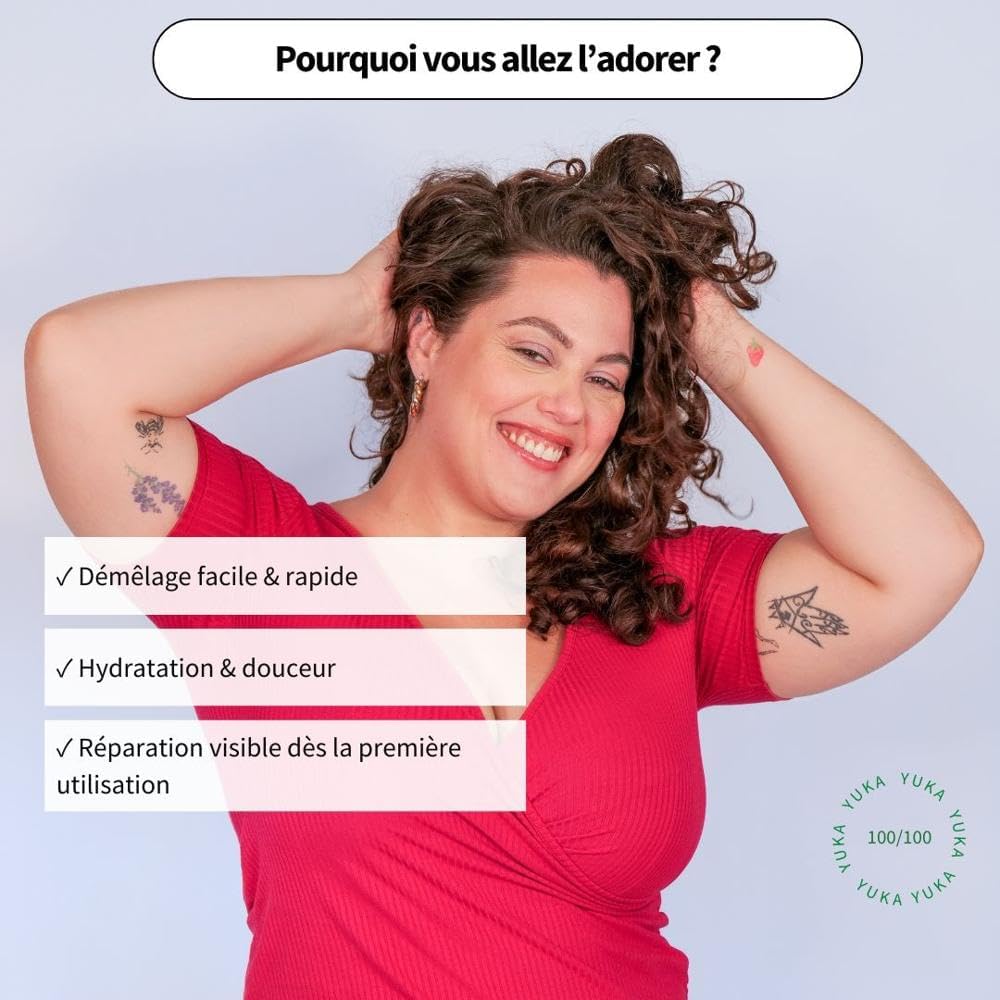 Soin démêlant - tous cheveux - 200ml - hydratant, sans silicone, vegan