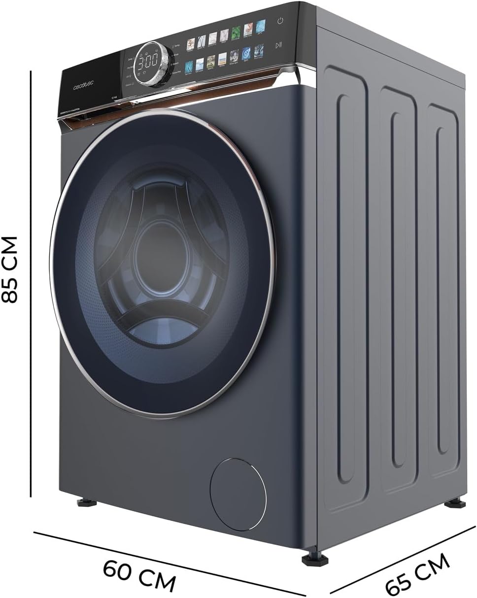 Cecotec - Bolero DressCode 12kg, frontal, direct drive, UV, 1400RPM 12980