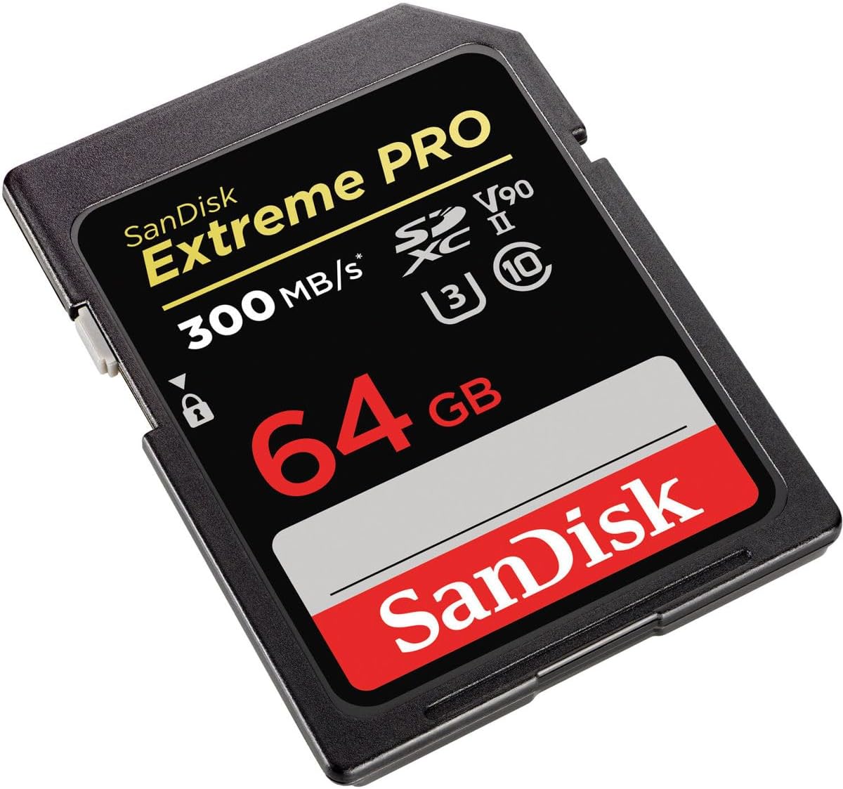 SanDisk - Extreme PRO SDXC 64 Go - UHS-II, V90, 300 Mo/s, 4K/8K - SDSDXDK-064G-GN4IN