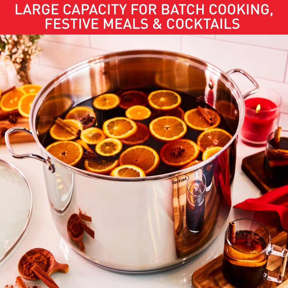 Tefal - Intuition XL - marmite inox 26 cm 6.5L, induction, B8646304