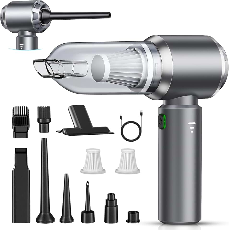 Aspirateur à main - sans fil - 26000Pa - 3 vitesses, moteur sans brosse