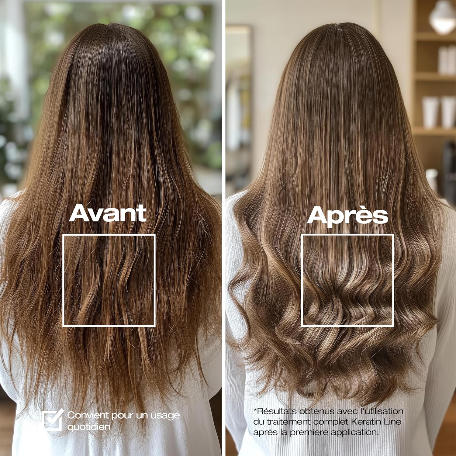 abril et nature - Set Keratin soins pro - 550ml - réparation kératine