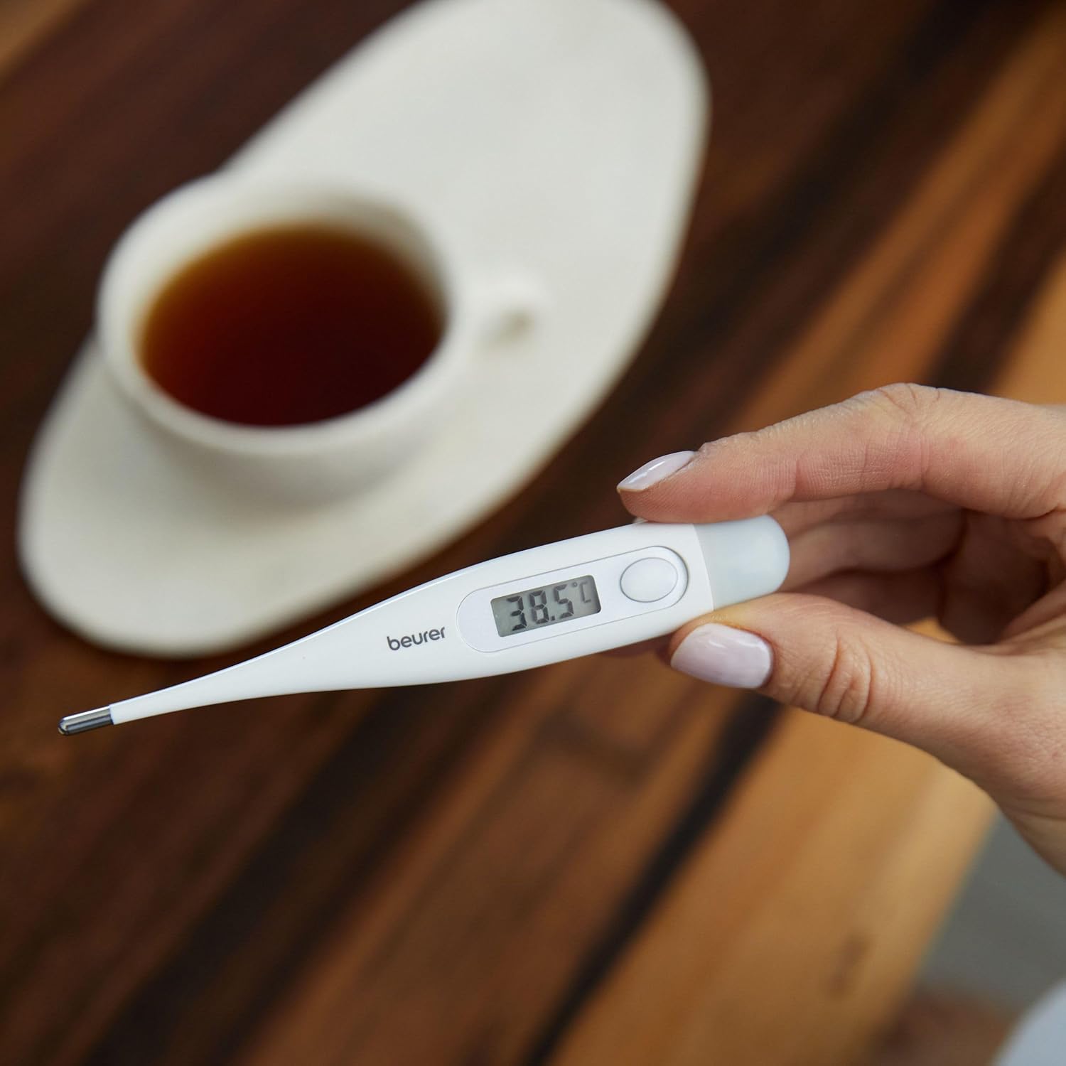 Beurer - FT 09 - thermomètre numérique étanche, écran LCD, signal sonore