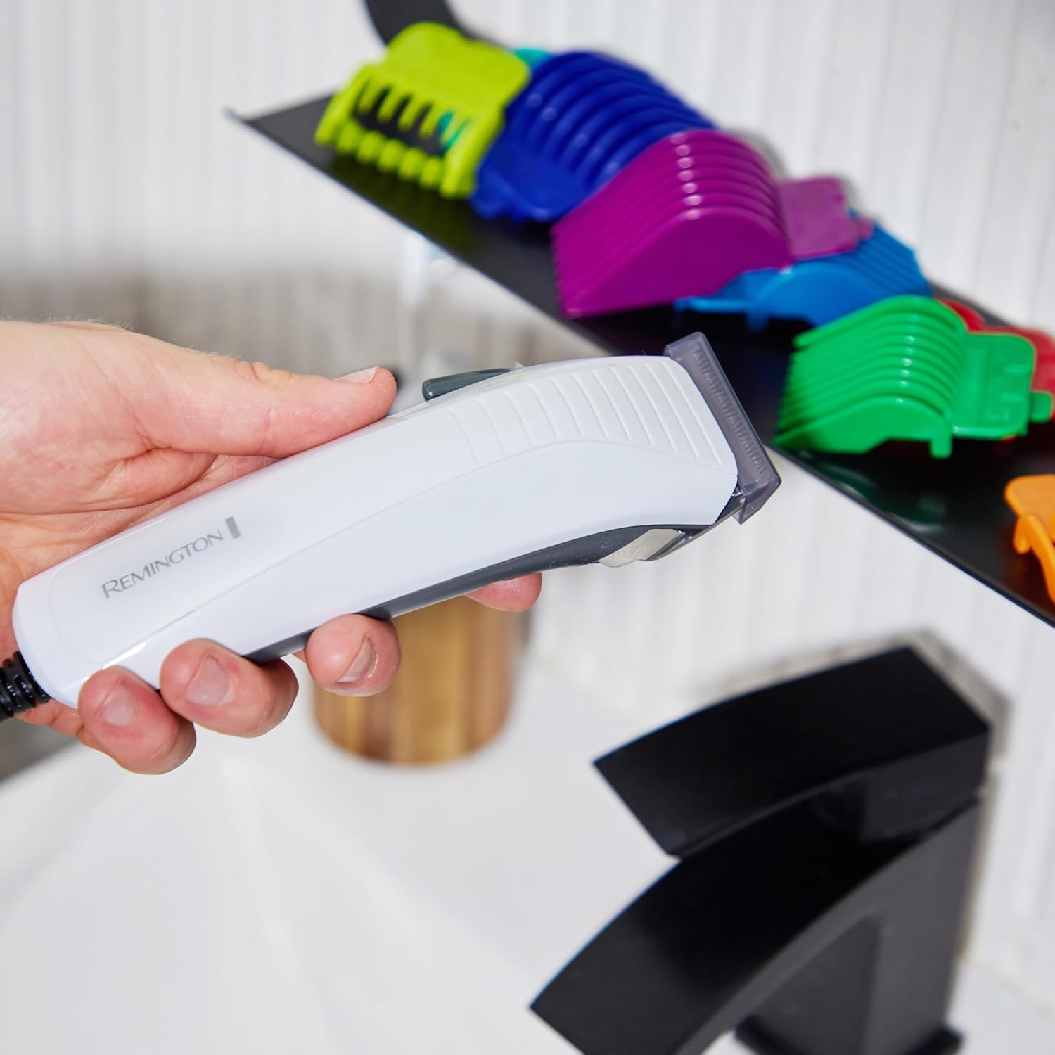 Remington - tondeuse cheveux série ColorCut - lames inox, 11 sabots - HC5035