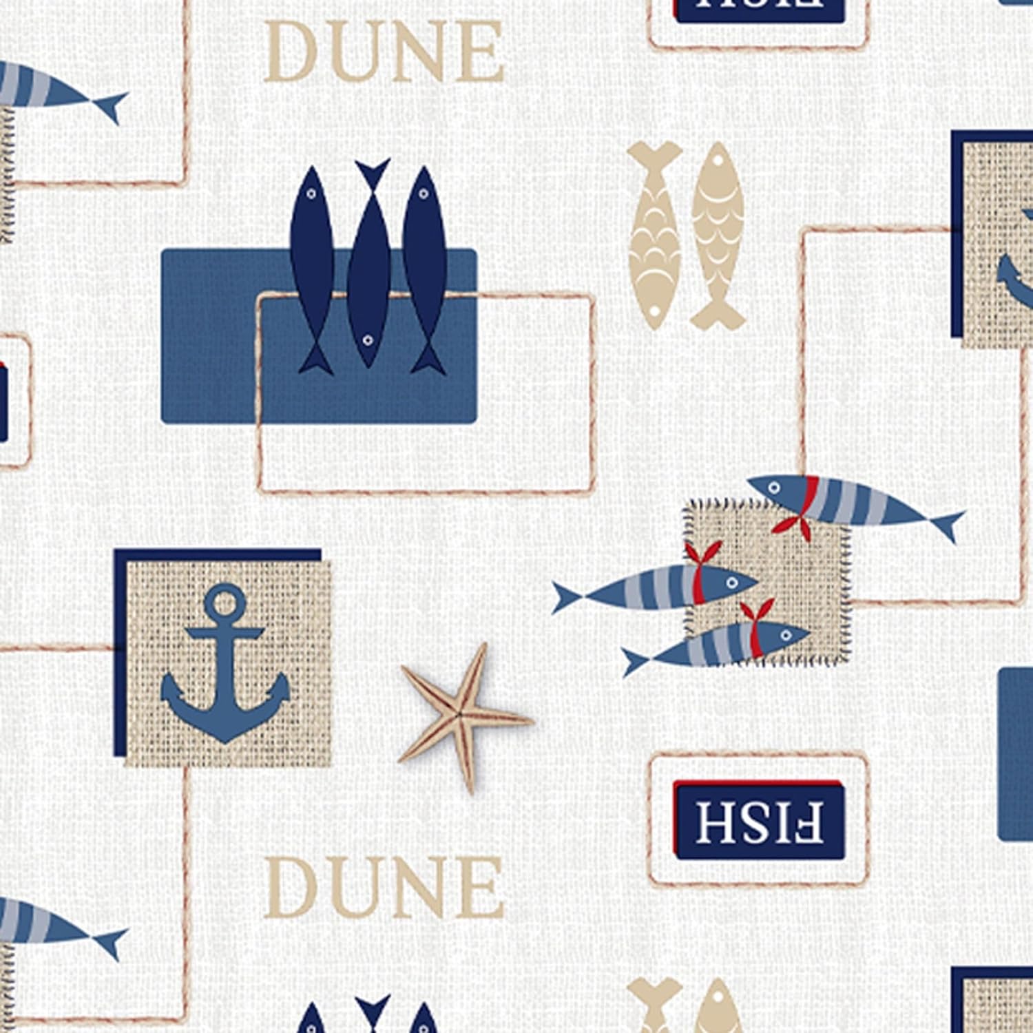 Nappe en toile cirée - rectangulaire 180x140 cm - anti-taches, imperméable, entretien facile, bleu