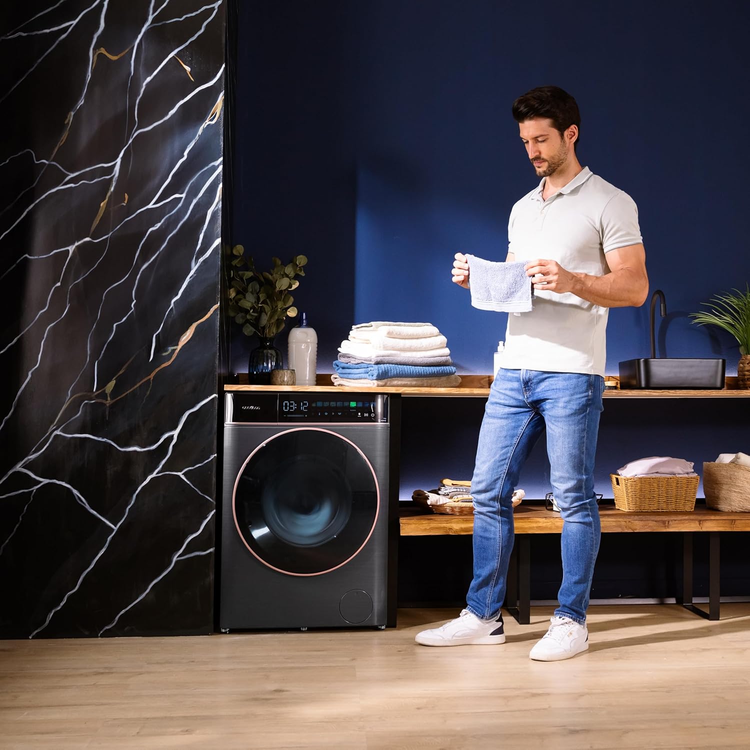 Cecotec - Bolero DressCode 9900 - 9kg, 1400 tr/min, écran 10,3