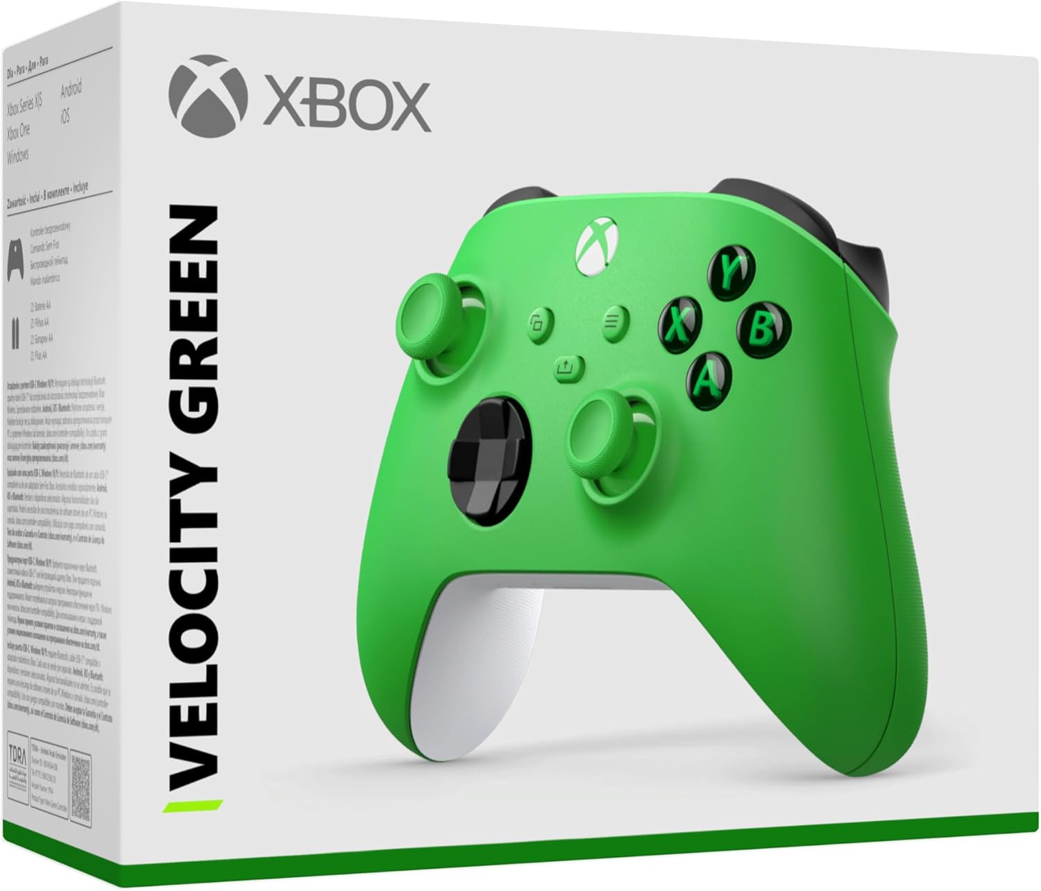 Xbox - Manette sans fil Velocity Green – Series X/S, Windows, Android, iOS