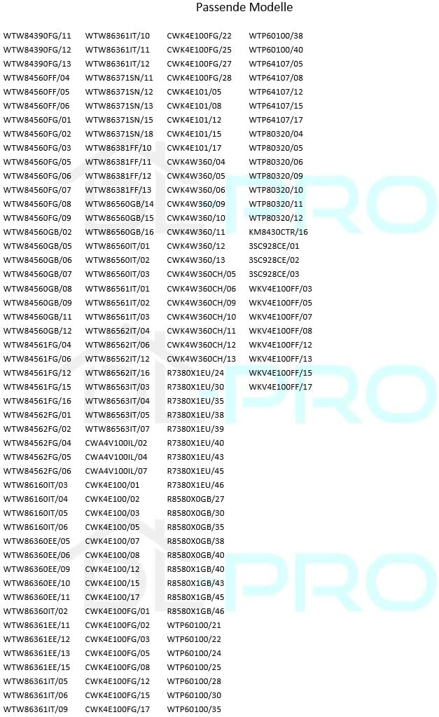 Bosch - poignée sèche-linge, plastique blanc, 225x70x45 mm, 00644221