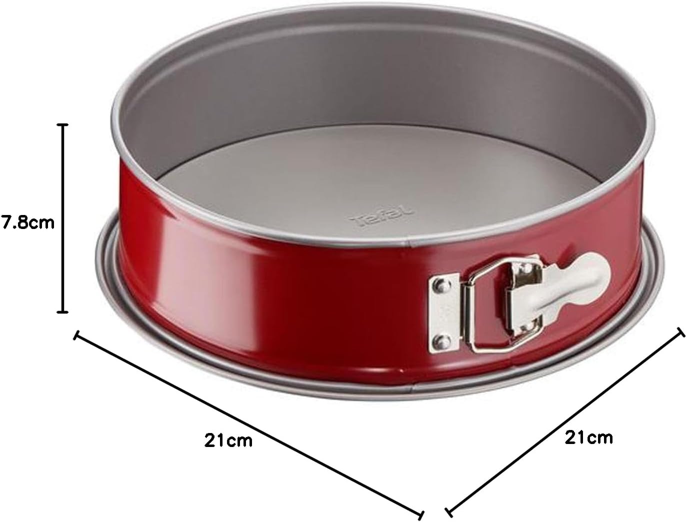 Tefal - Delibake moule à charnière 19 cm acier rouge carbone J1641114