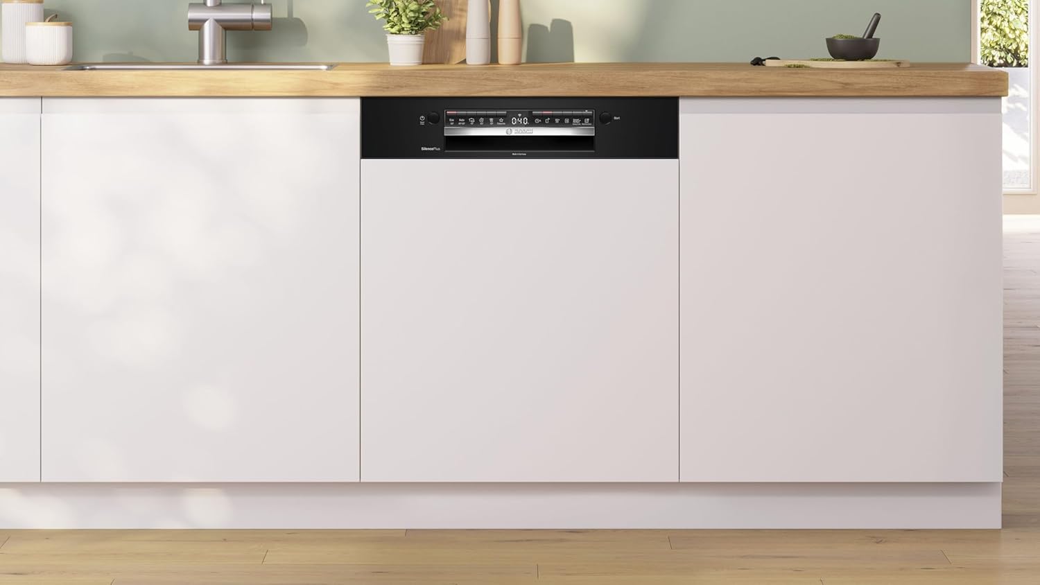 Bosch - Série 4 lave-vaisselle encastrable 60cm noir, connectivité Smart SMI4HCB07E