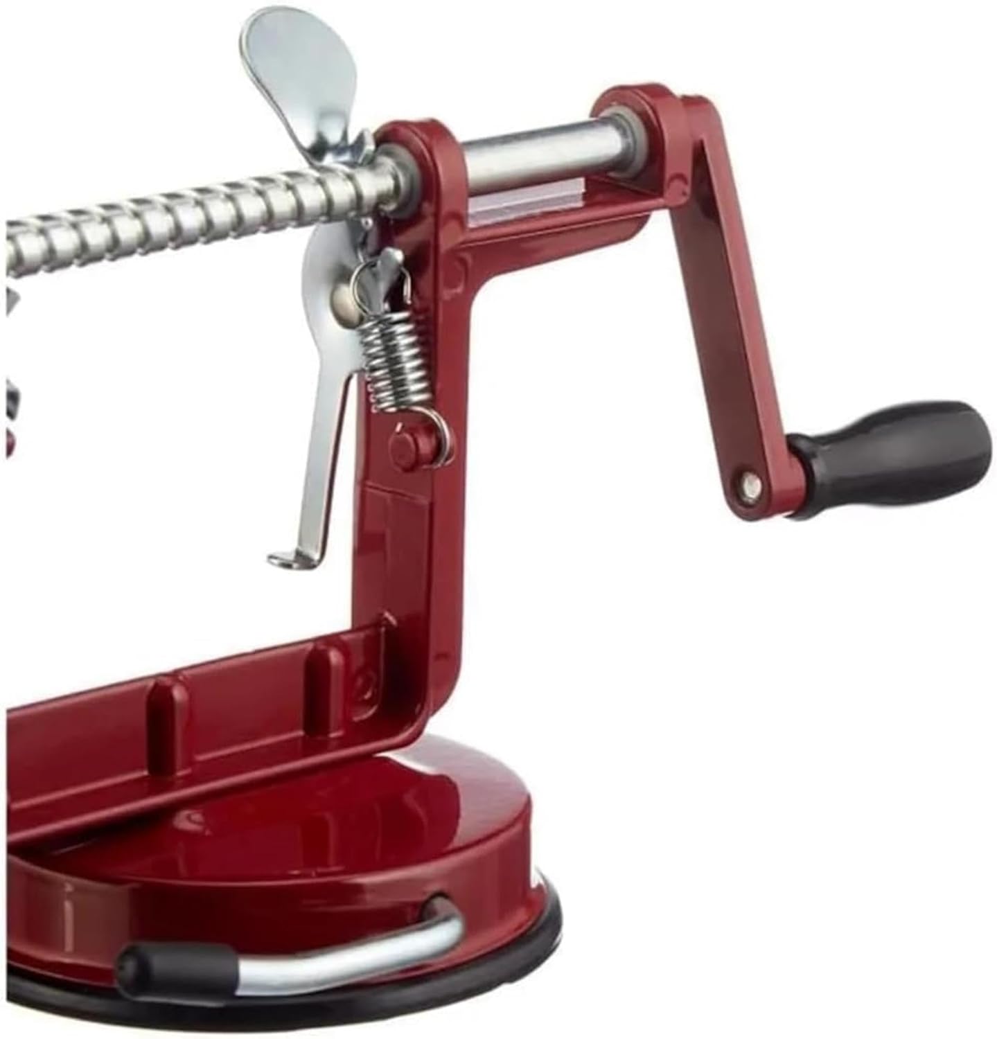 Baumalu - éplucheur de pommes, métal, 25,5x15x11cm, poignée fixe, ventouse