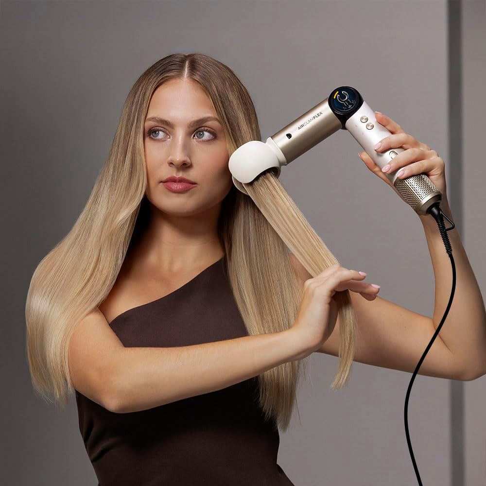 Cecotec - Styler Cheveux AirGlam 14in1, 1400W, 14 têtes, écran, Coanda, moteur brushless