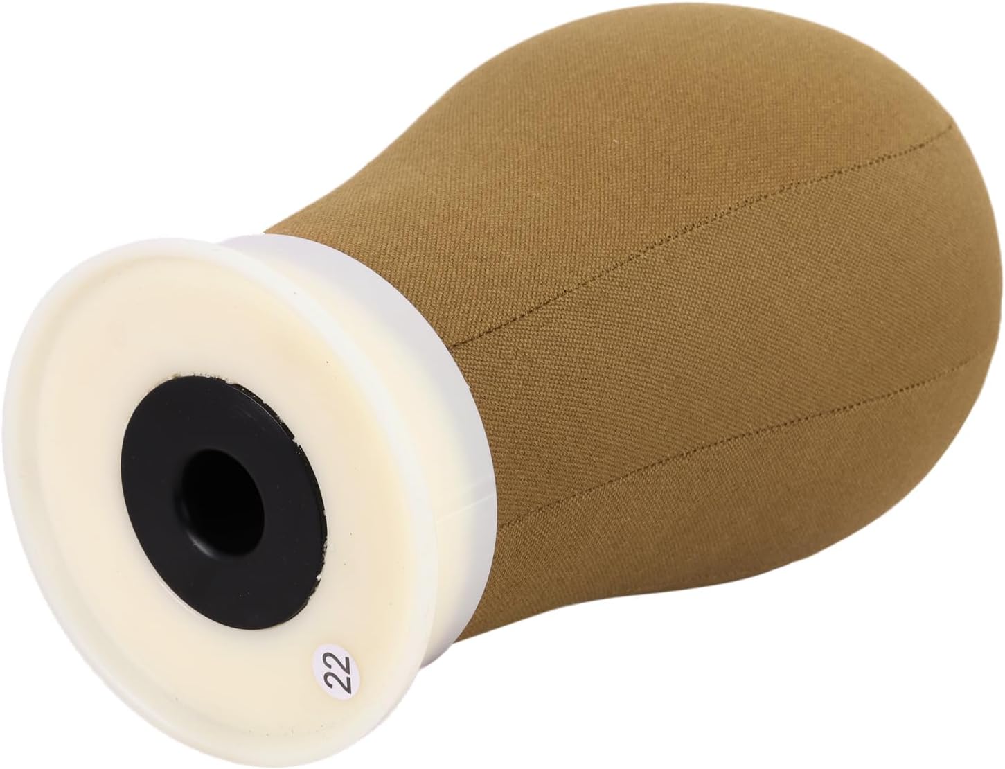 MapofBeauty - tête toile mannequin 22 pouces, perruques, léger brun