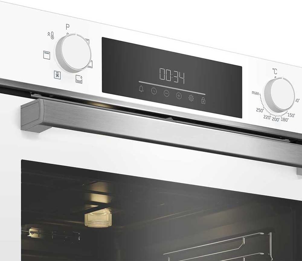 Beko - four encastrable série BBIE18300W - 71L, blanc, multifonction, BBIE18300W